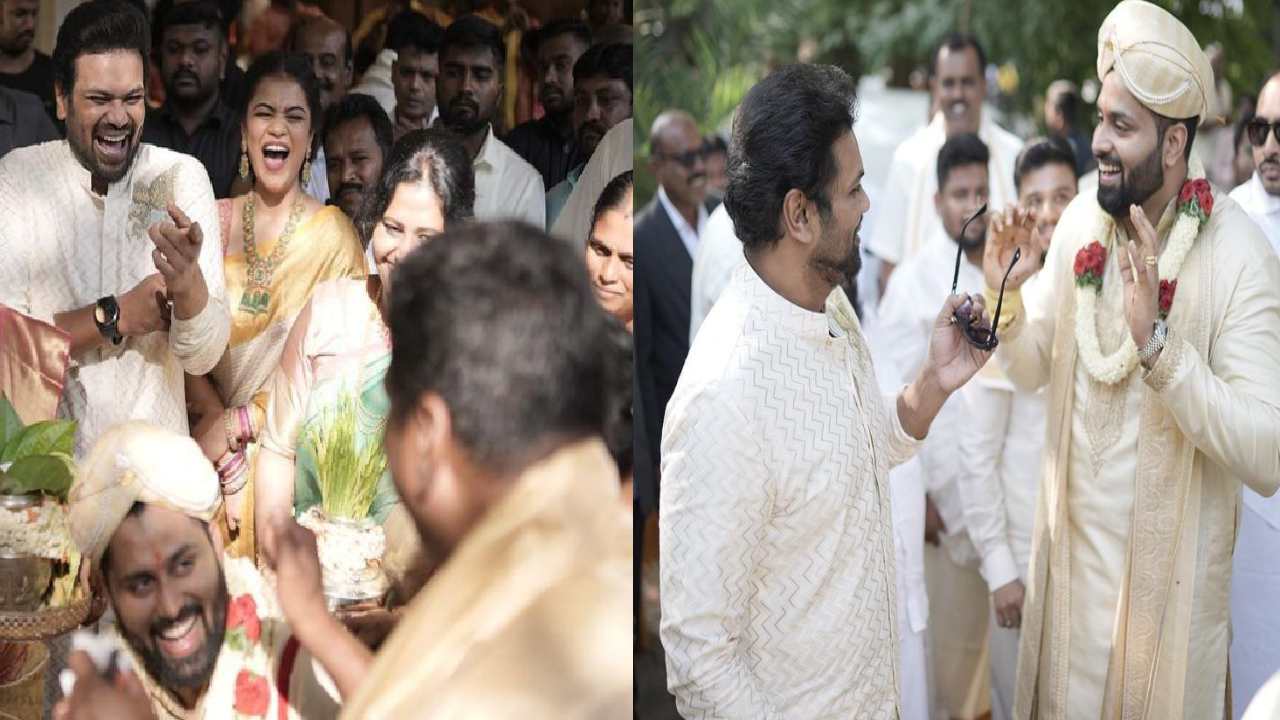 Manchu Manoj : సుమలత కొడుకు పెళ్ళిలో మనోజ్ – మౌనికల సందడి.. ఫోటోలు!