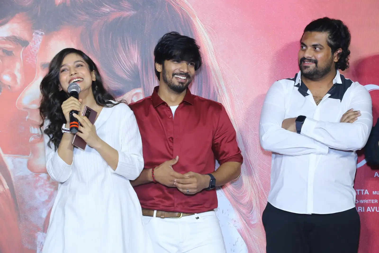 Mishti chakraborty O Saathiya Movie Trailer Launch Photos