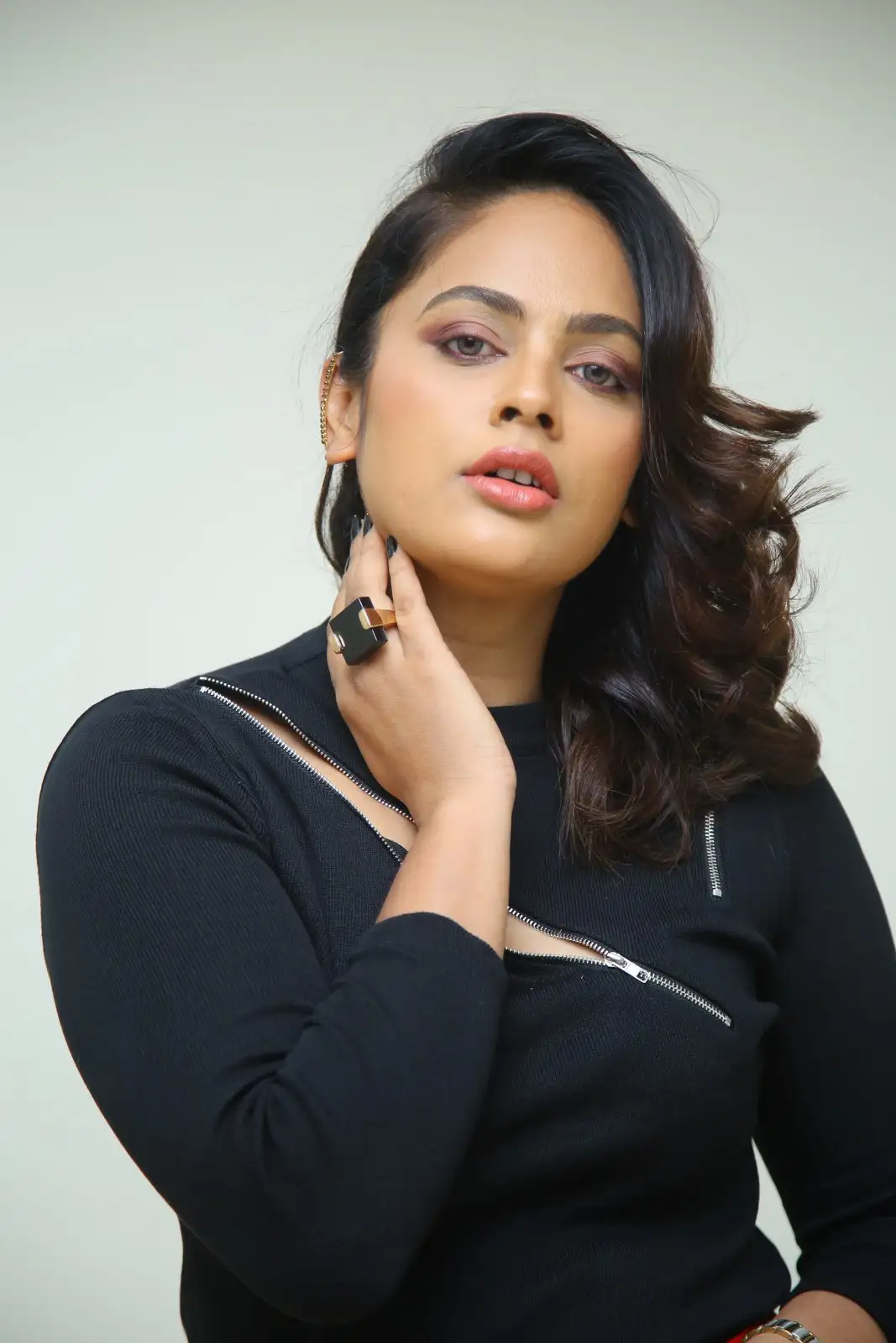 Nandita Swetha shines in Black and Red Combo