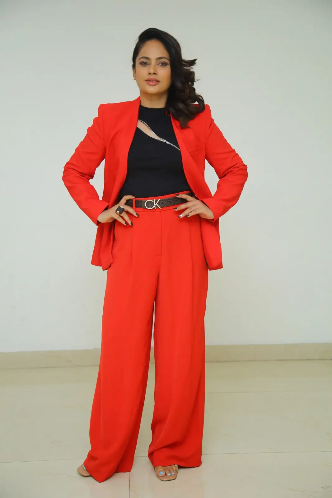 Nandita Swetha shines in Black and Red Combo