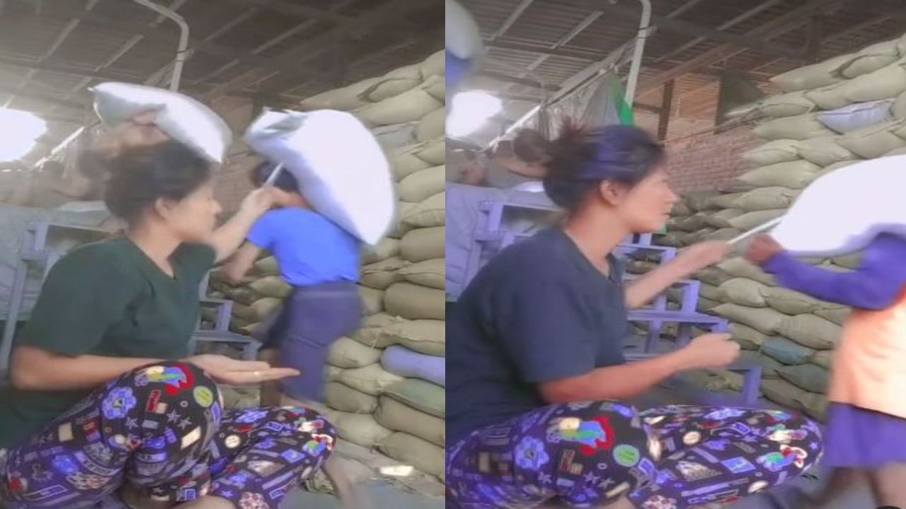 Rice bag inspection : బియ్యం నాణ్యత చూసే విధానం ఇంత భయంకరంగా ఉంటుందా?