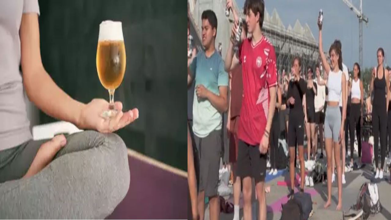Beer Yoga : ‘బీర్ యోగా’ కొత్త ట్రెండ్‌పై మండిపడుతున్న భారతీయులు