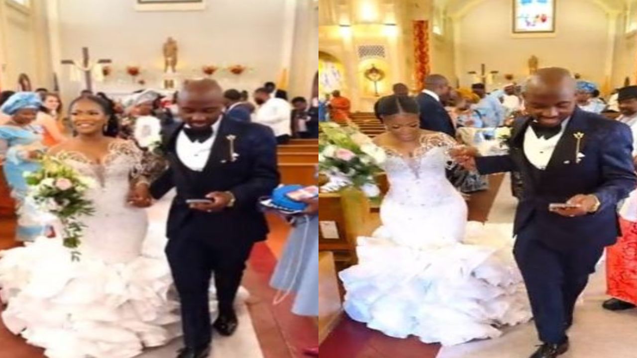 Groom is glued to the phone : బాడీ ప్రెజెంట్.. మైండ్ ఆప్సంట్.. పెళ్లిలో ఫోన్‌కి అతుక్కుపోయిన వరుడు