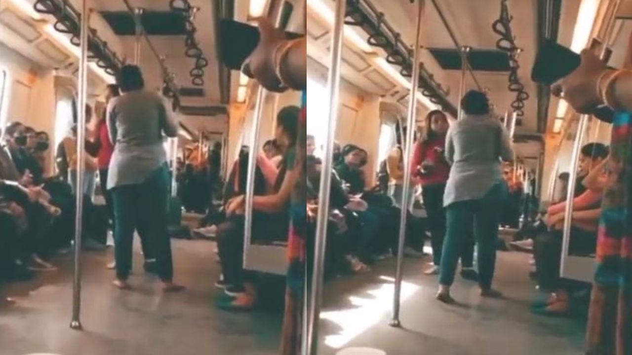 Delhi Metro : ఢిల్లీ మెట్రోలో కొట్టుకున్న ఇద్దరు యువతులు.. మండిపడుతున్న ప్రయాణికులు