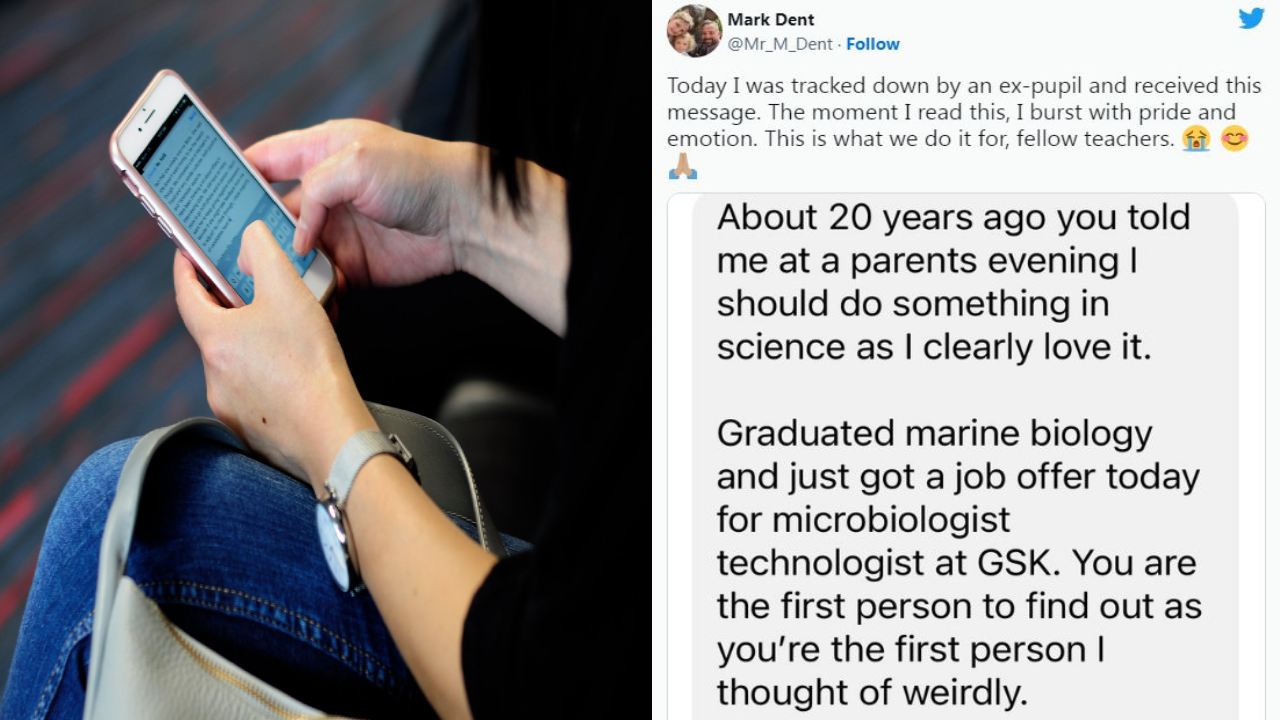 Student Message Viral : 20 ఏళ్ల తర్వాత స్టూడెంట్ పెట్టిన మెసేజ్ చూసి ఎమోషనలైన టీచర్.. మెసేజ్ లో ఏముందంటే?