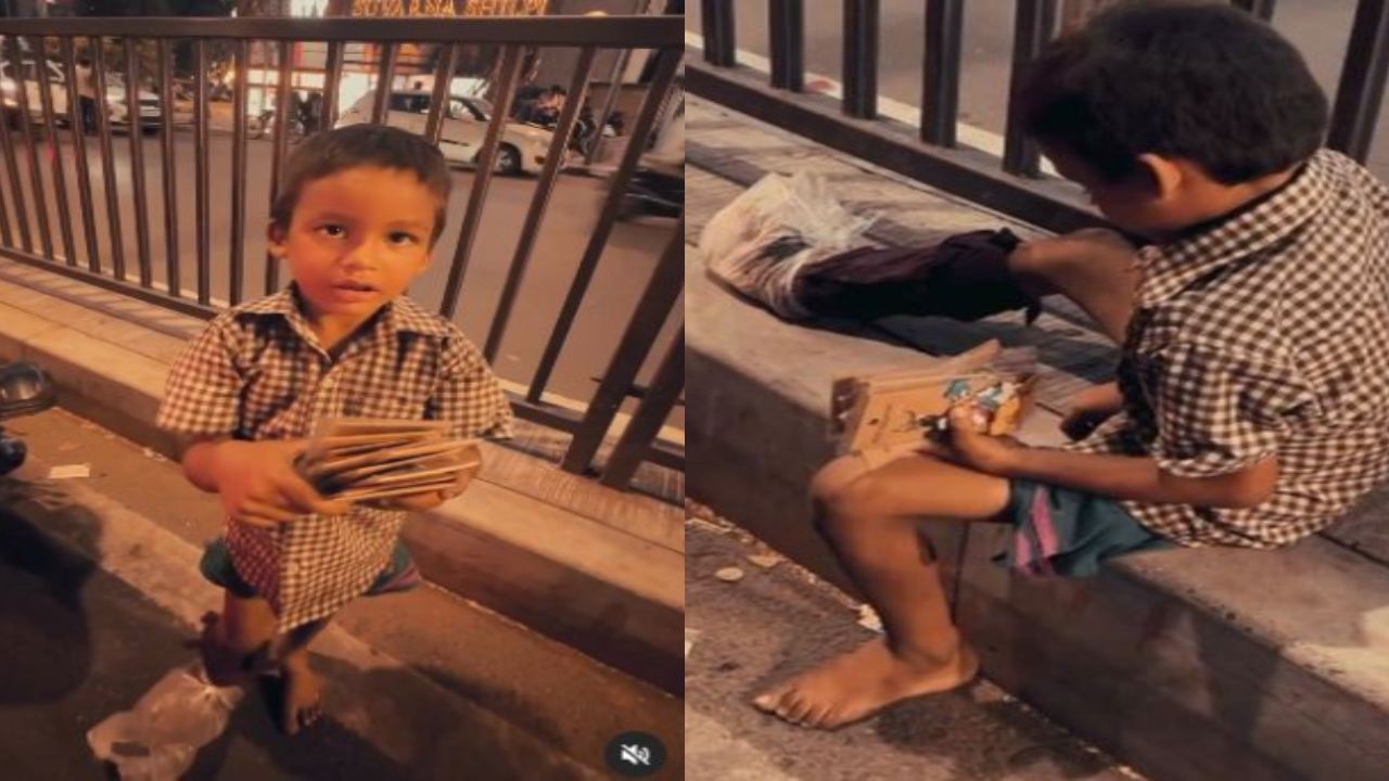 Gujarat : కాలికి గాయంతో ఫుట్ పాత్ మీద కీచైన్లు అమ్ముతున్న పసివాడు.. ఎమోషనల్ అయిన నెటిజన్లు