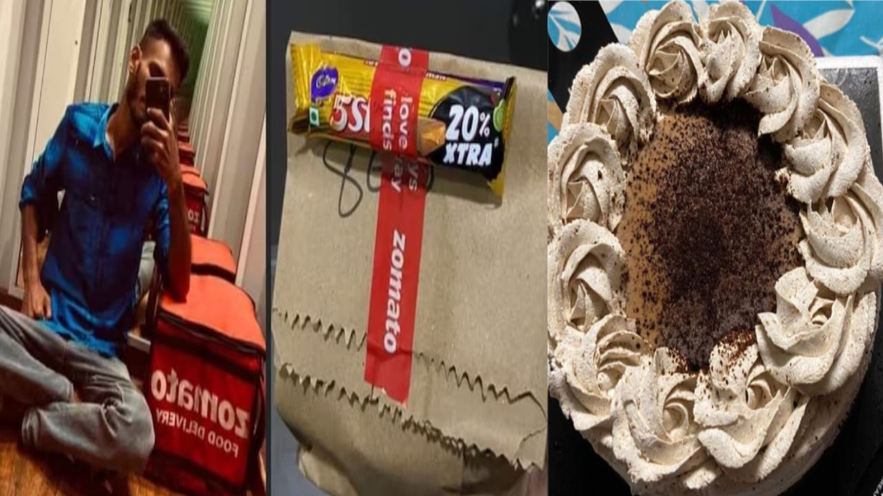 Zomato : ఫుడ్ డెలివరీ చేసిన కస్టమర్లకు చాక్లెట్లు పంచి బర్త్ డే సెలబ్రేట్ చేసుకున్న జొమాటో డెలివరీ ఏజెంట్