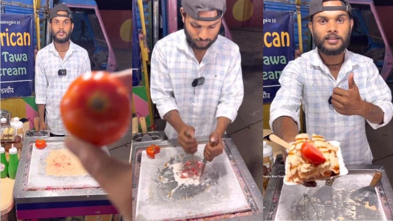 Tomato ice cream : ‘టొమాటో ఐస్ క్రీం’ కొత్త ఫుడ్ కాంబినేషన్ .. ‘రిప్ టొమాటో’ అంటున్న నెటిజన్లు