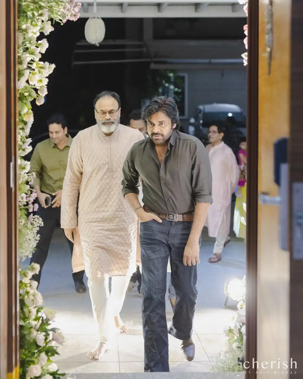 Pawan kalyan at Varun Tej Lavanya Tripathi Engagement