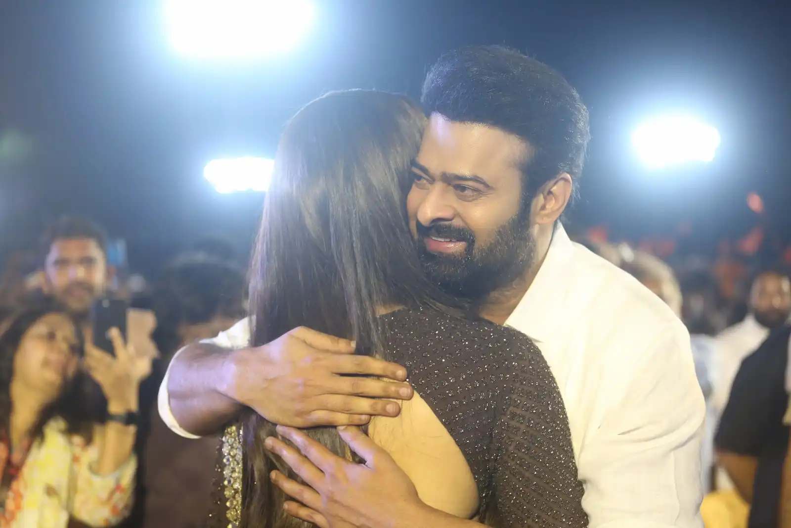 Prabhas and Kriti Sanon at Adipurush Pre Release Event