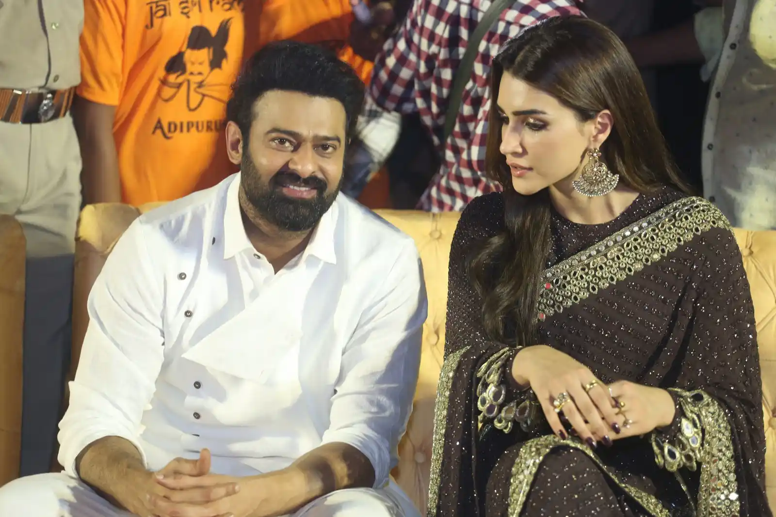 Prabhas and Kriti Sanon at Adipurush Pre Release Event