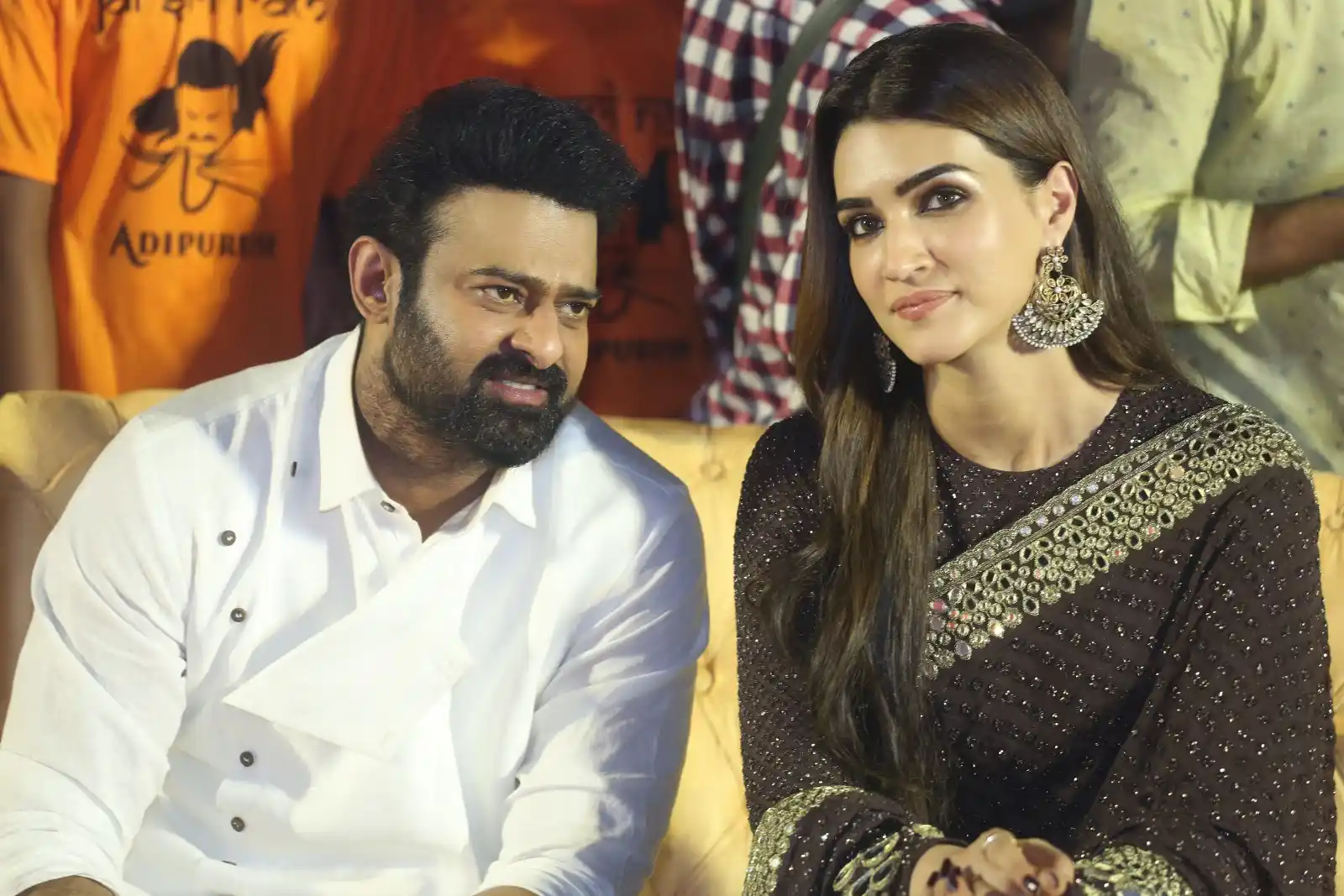 Prabhas and Kriti Sanon at Adipurush Pre Release Event