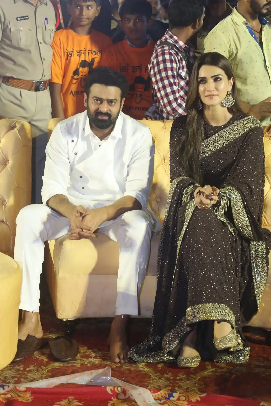 Prabhas and Kriti Sanon at Adipurush Pre Release Event