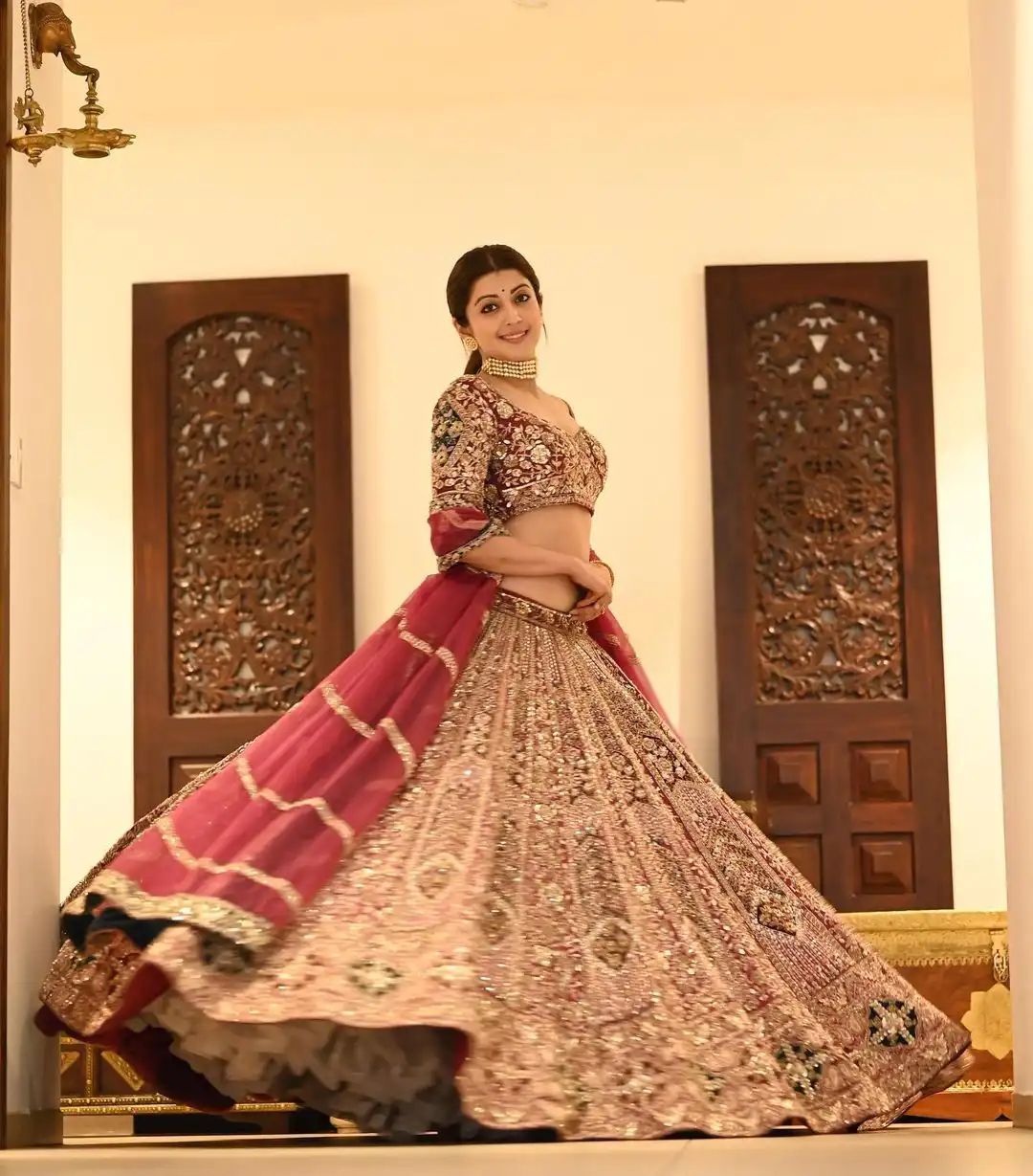 Pranita Subhash latest photos in Lehenga dress gone viral
