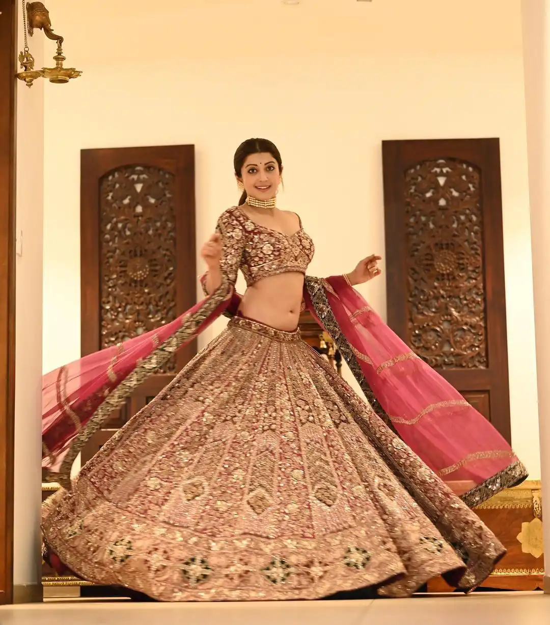 Pranita Subhash latest photos in Lehenga dress gone viral