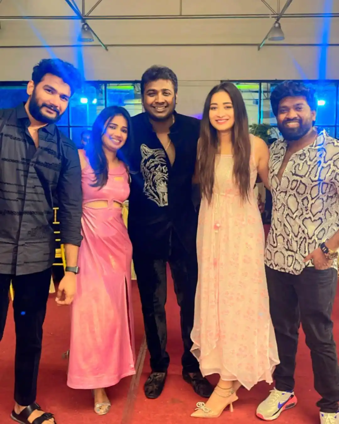 Bigg Boss Team Enjoying in Rahul Sipligunj Brother Marriage Party