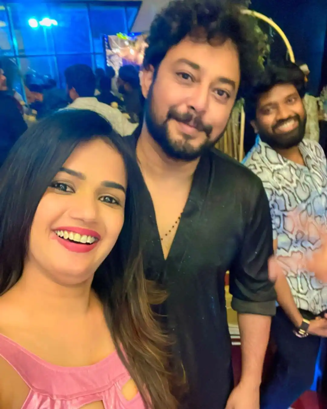 Bigg Boss Team Enjoying in Rahul Sipligunj Brother Marriage Party