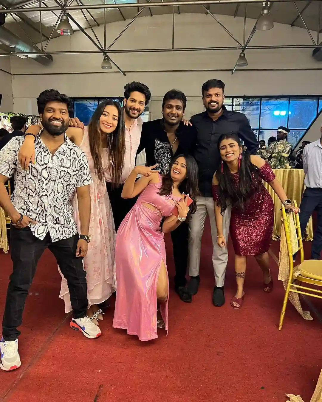 Bigg Boss Team Enjoying in Rahul Sipligunj Brother Marriage Party