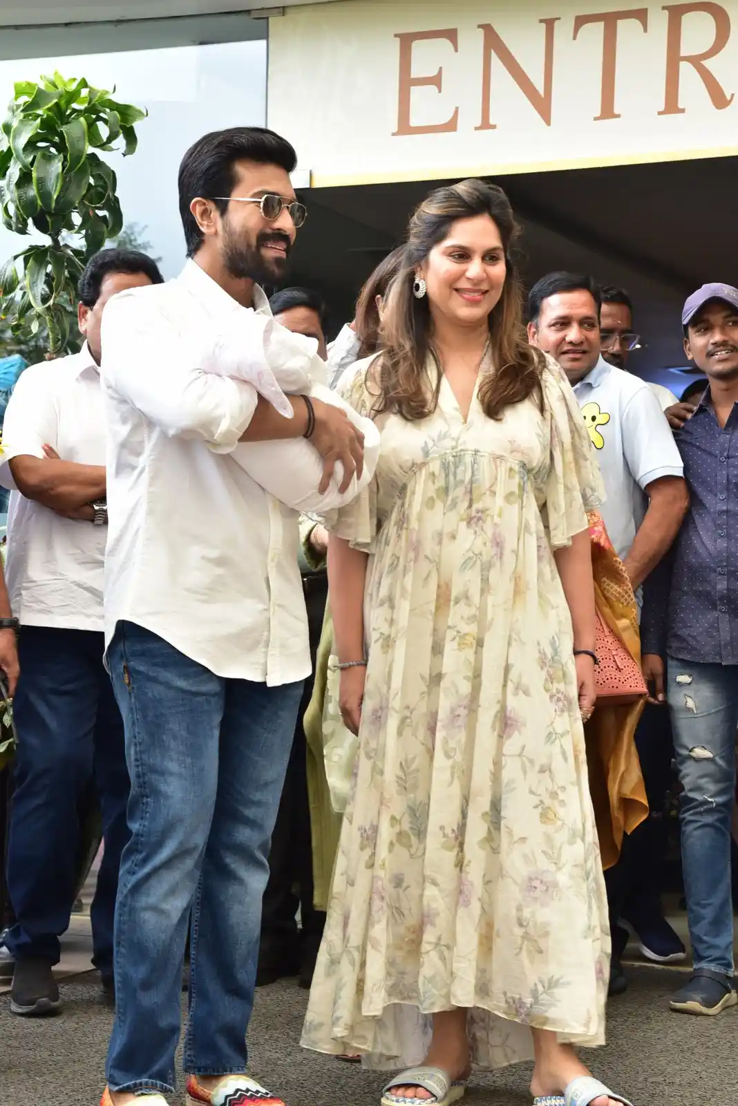 Ram Charan Upasana With Mega Princess Photos gone viral