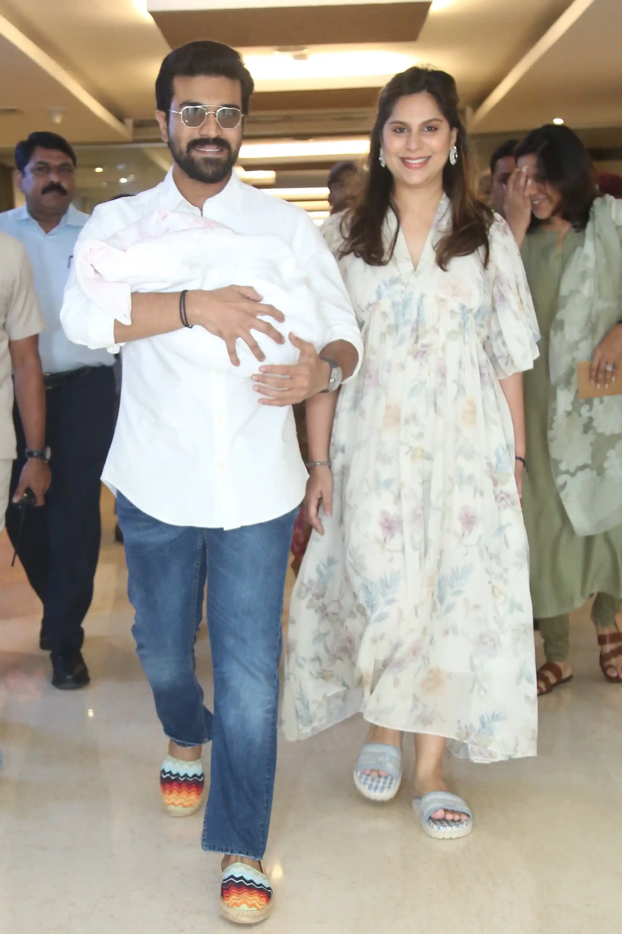 Ram Charan Upasana With Mega Princess Photos gone viral