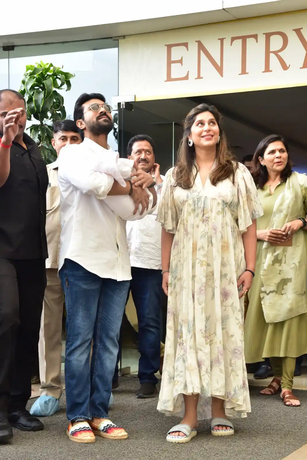 Ram Charan Upasana With Mega Princess Photos gone viral