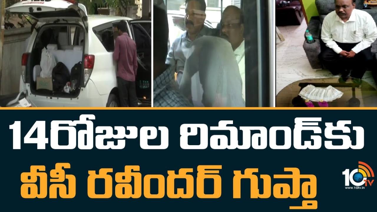 Ravinder Gupta : తెలంగాణ యూనివర్సిటీ వీసీ రవీందర్ గుప్తాకు 14 రోజులు రిమాండ్