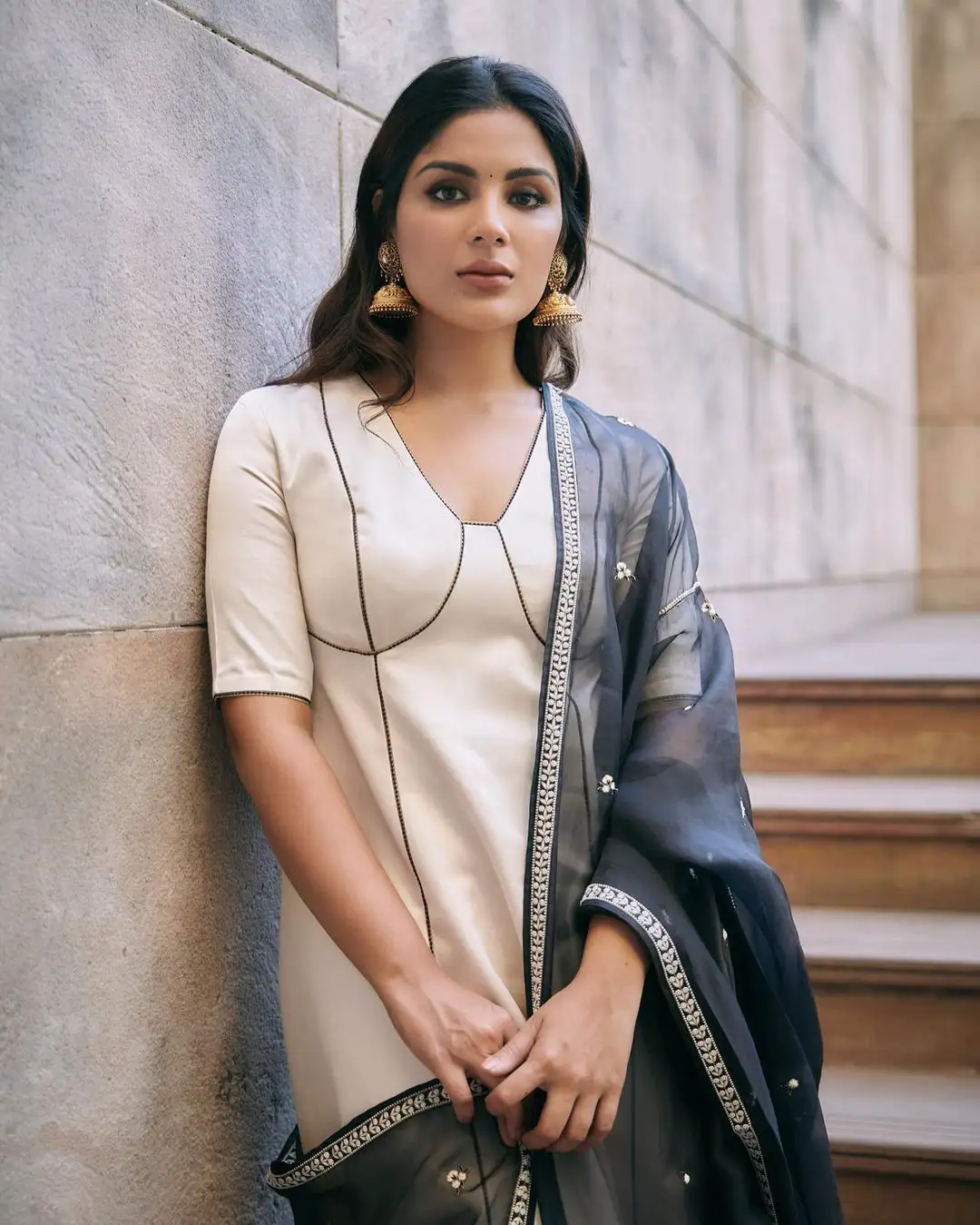 Samyuktha Classy Looks in Chudidar