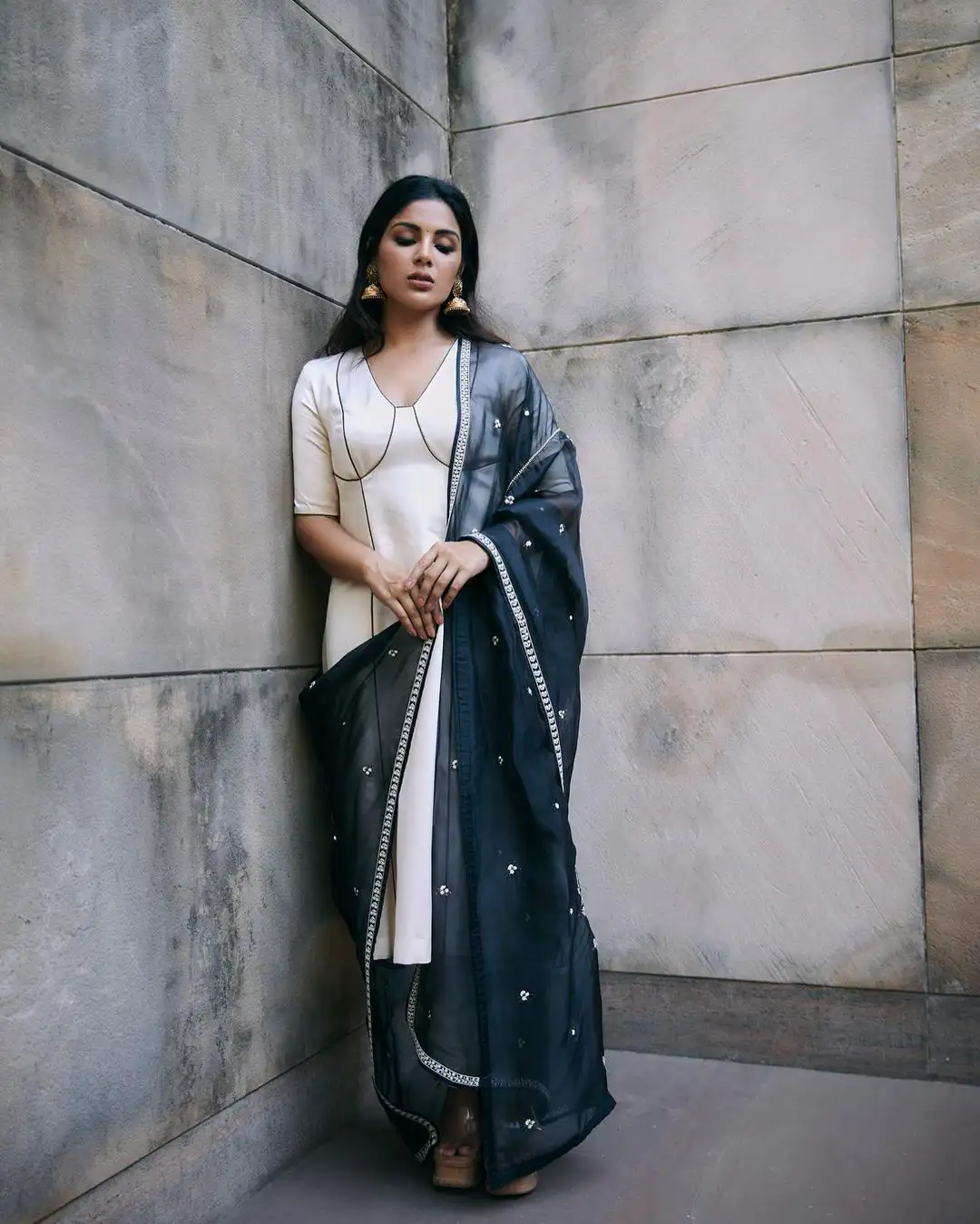 Samyuktha Classy Looks in Chudidar