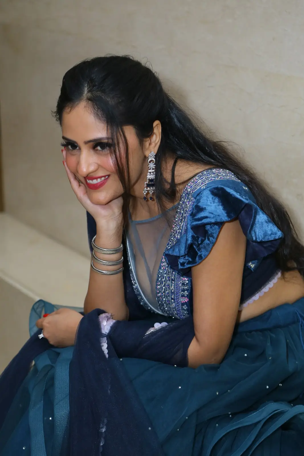 Sanya Thakur Photos at Nikhil Siddhartha Spy Movie Pre Release Event