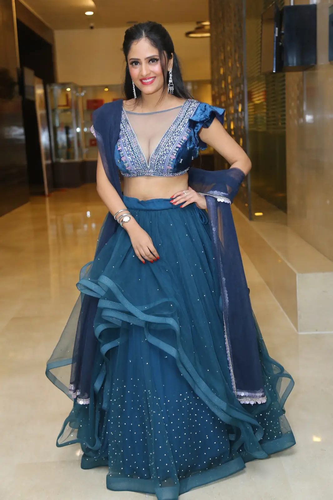 Sanya Thakur Photos at Nikhil Siddhartha Spy Movie Pre Release Event