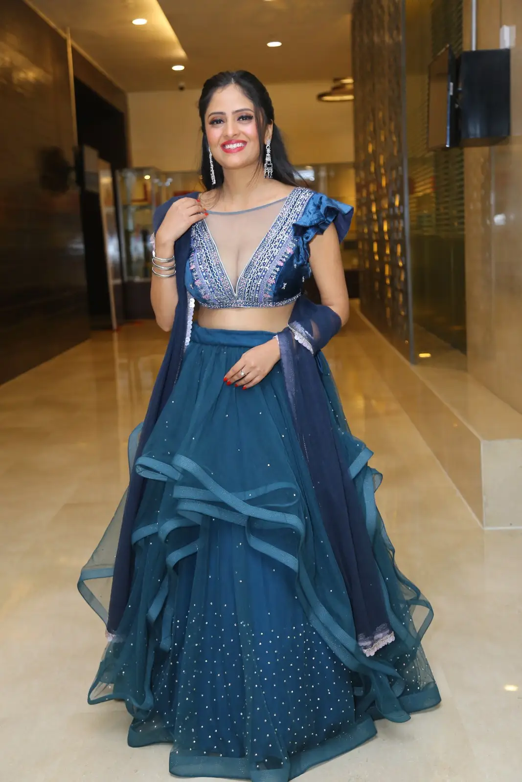 Sanya Thakur Photos at Nikhil Siddhartha Spy Movie Pre Release Event