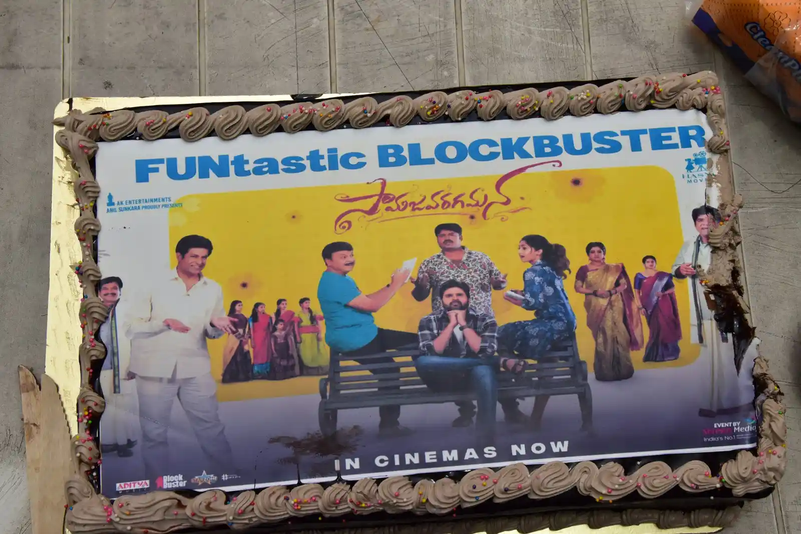 Sree Vishnu Reba Monica John Samajavaragamana success celebration photos