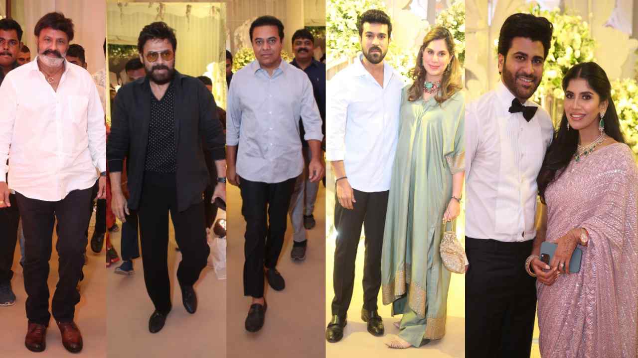 Sharwanand : శర్వానంద్ రిసెప్షన్‌లో టాలీవుడ్ సెలబ్రిటీస్ సందడి..