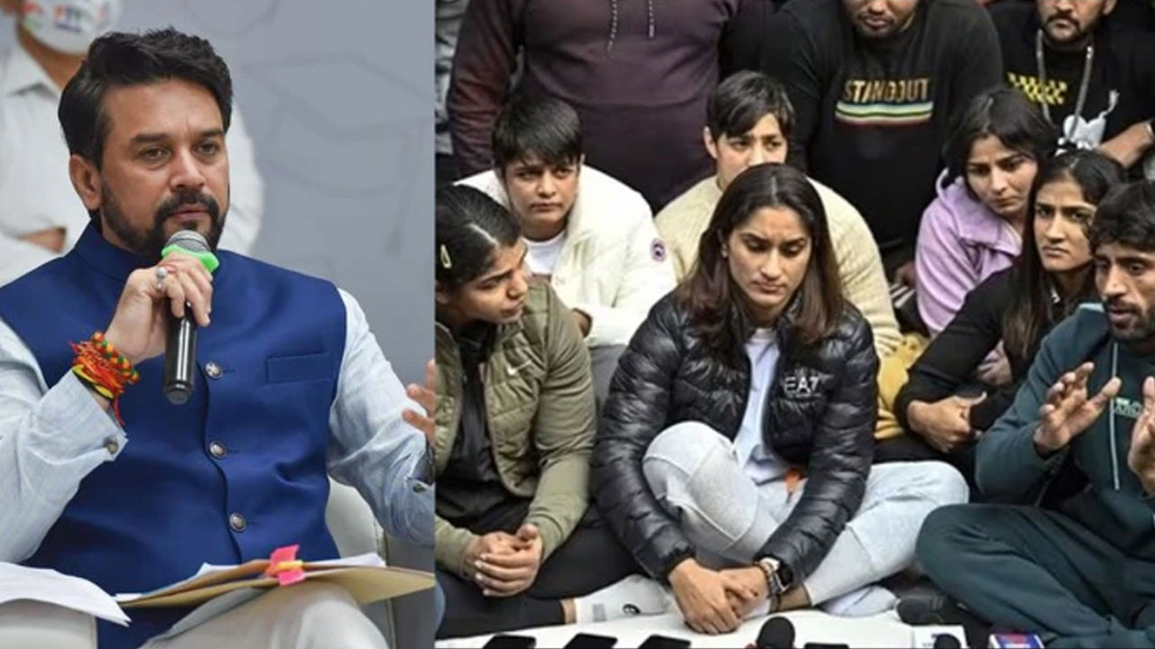 Wrestlers Meet: కేంద్ర క్రీడా శాఖ మంత్రితో 6గంటలు సమావేశమైన రెజ్లర్లు.. కేంద్రం ముందు 5 డిమాండ్లు