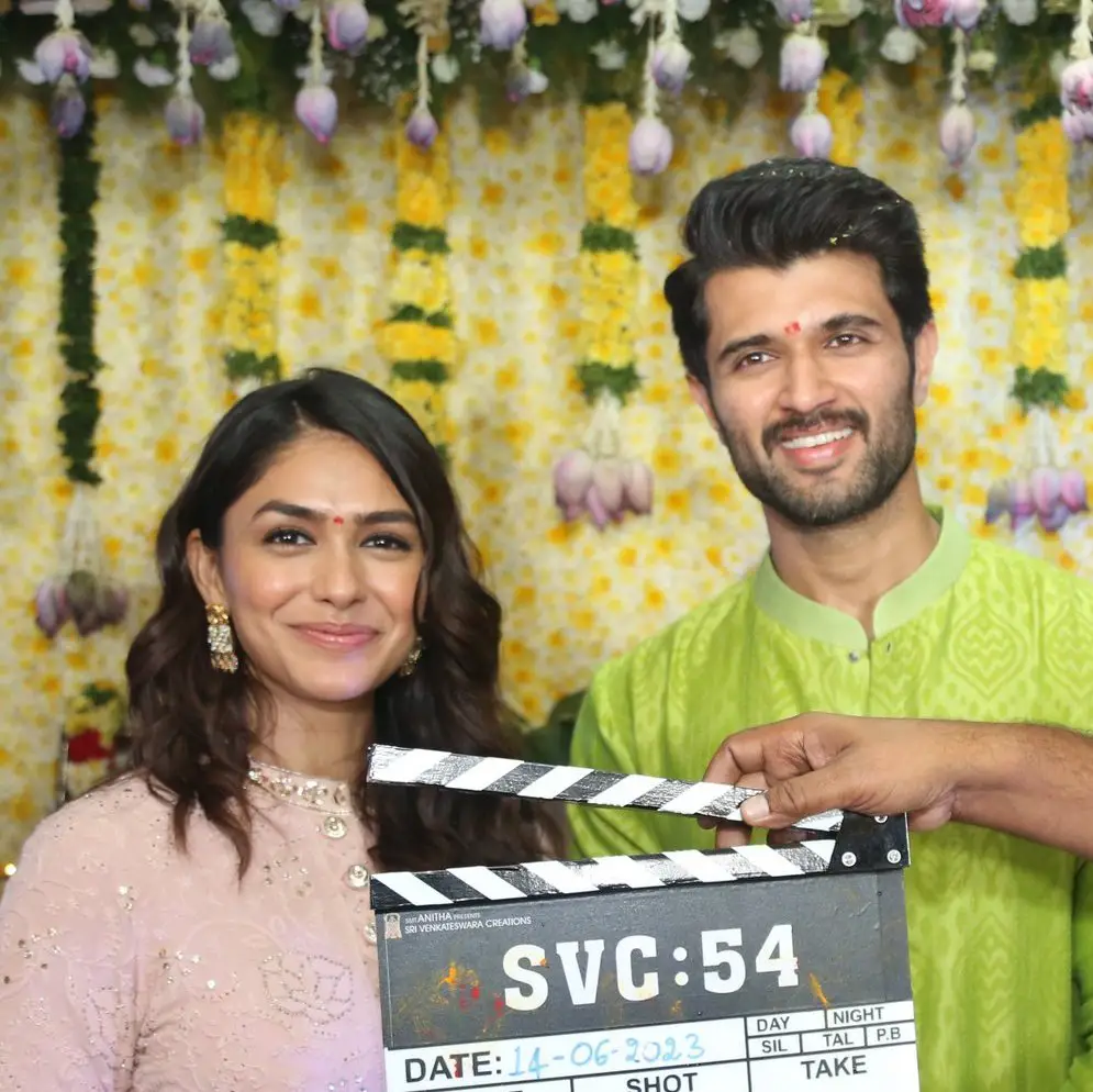 Vijay Devarakonda Mrunal Thakur VD13 Movie opening Pooja Ceremony