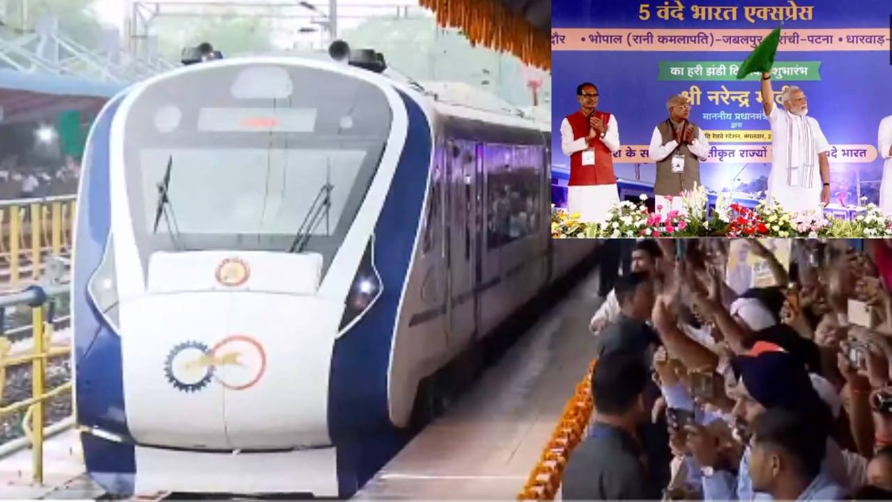 Vande Bharat Trains : దేశంలో మరో ఐదు వందే భారత్ రైళ్లు.. ప్రారంభించిన ప్రధాని మోదీ