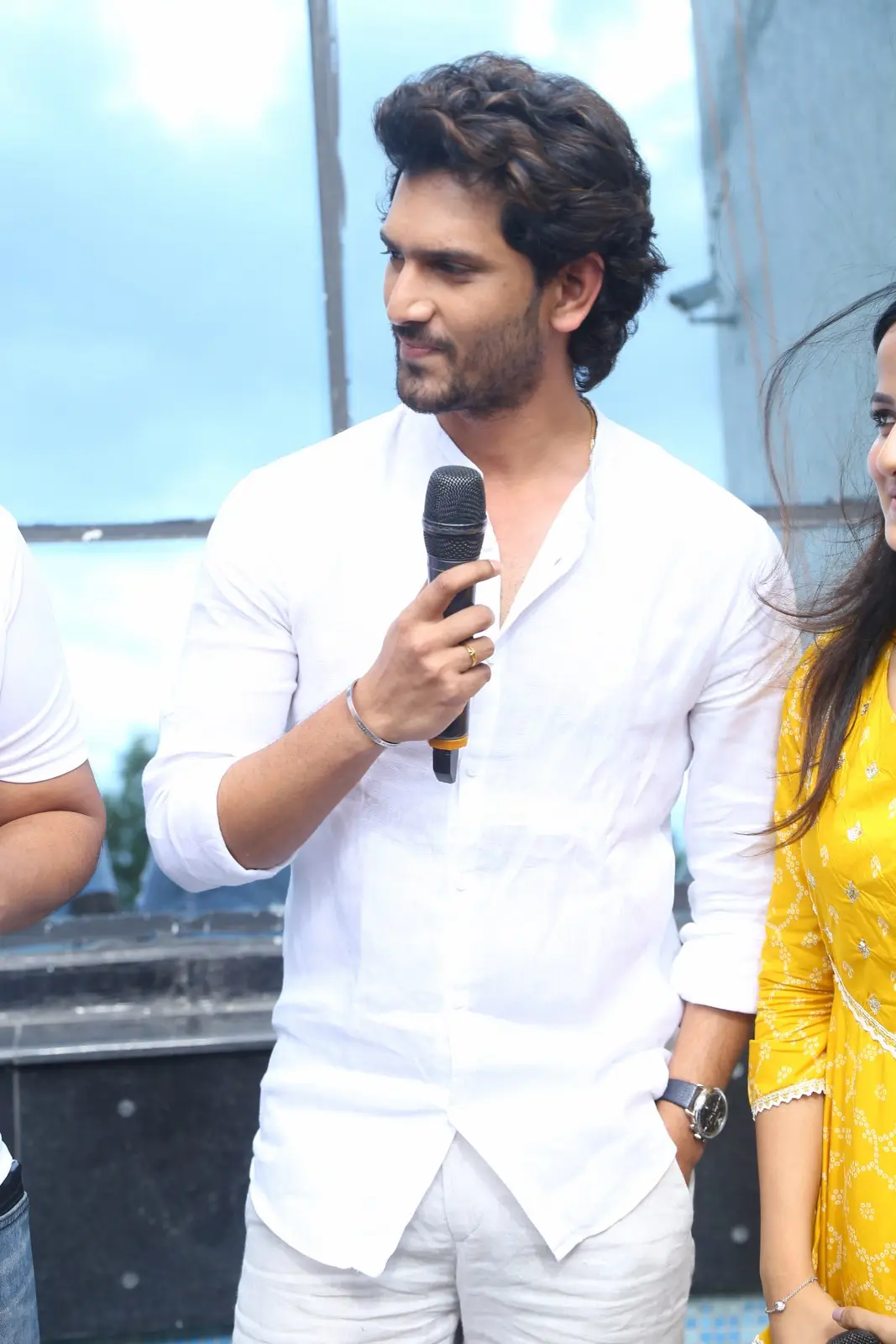 Viraj Ashwin Anand Deverakonda Vaishnavi Chaitanya Photos at Baby movie event