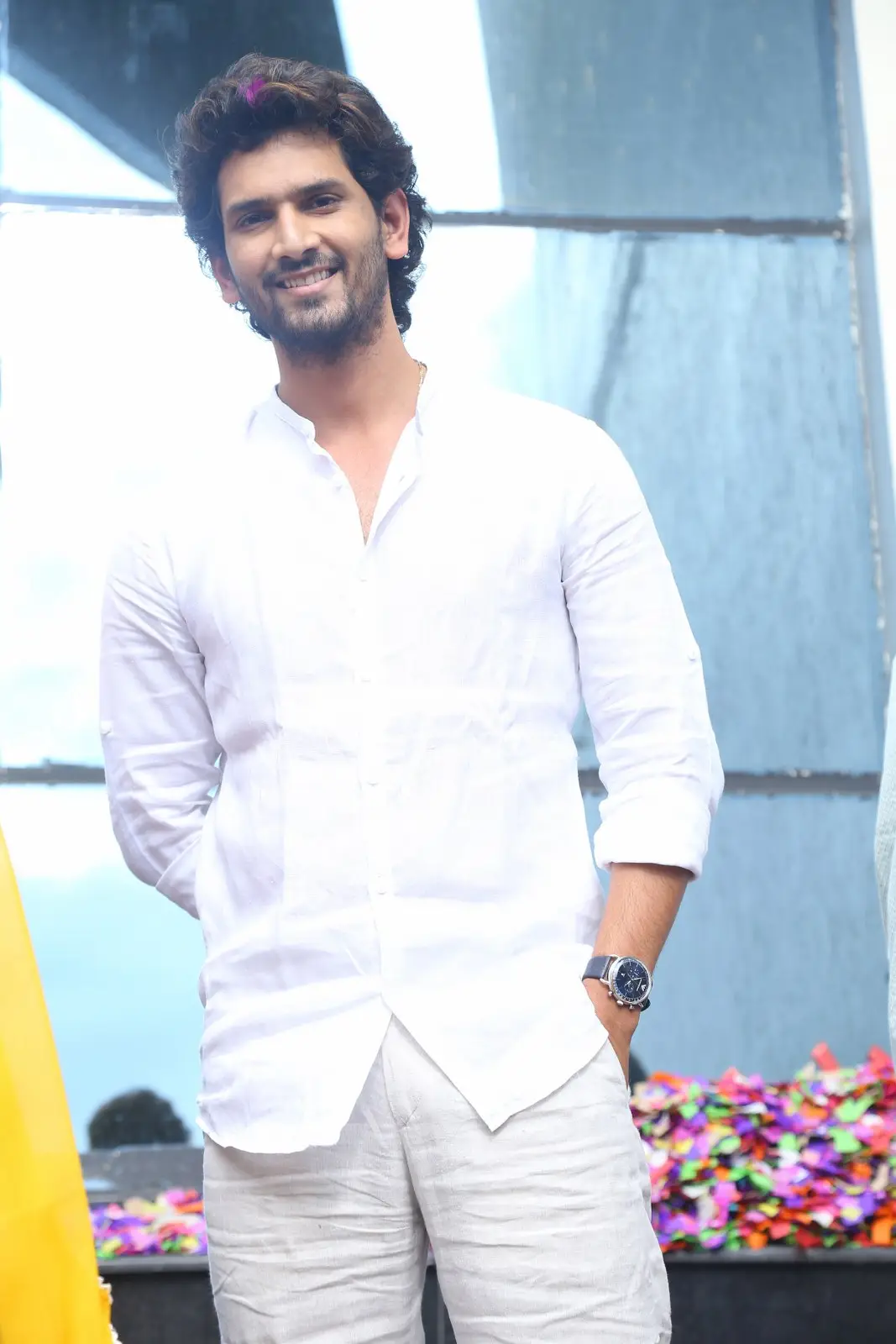 Viraj Ashwin Anand Deverakonda Vaishnavi Chaitanya Photos at Baby movie event