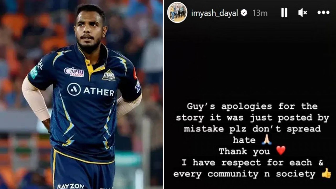 Yash Dayal: సోష‌ల్ మీడియాలో య‌శ్ ద‌యాల్ వివాదాస్ప‌ద పోస్ట్‌.. ఆ వెంట‌నే డిలీట్‌.. సారీ చెప్పినా..