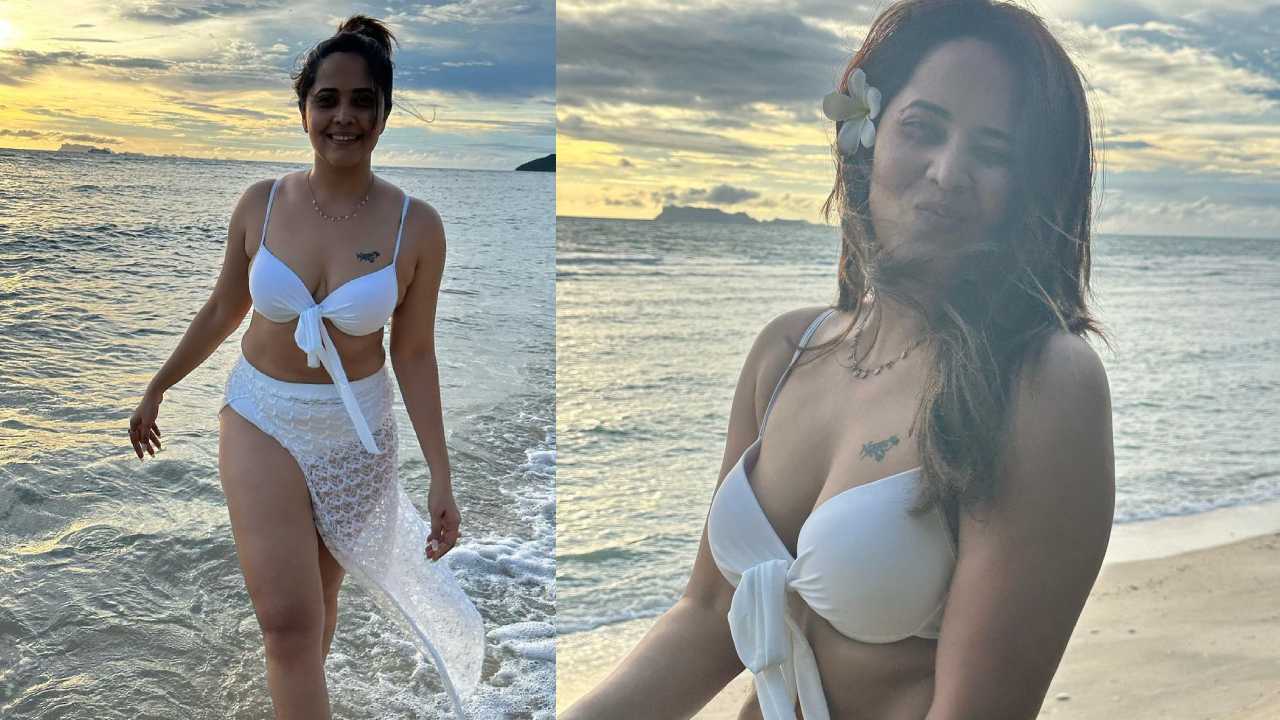 Anasuya : బికినిలో బీచ్ వద్ద ఫుల్ ఎంజాయ్ చేస్తున్న అనసూయ..