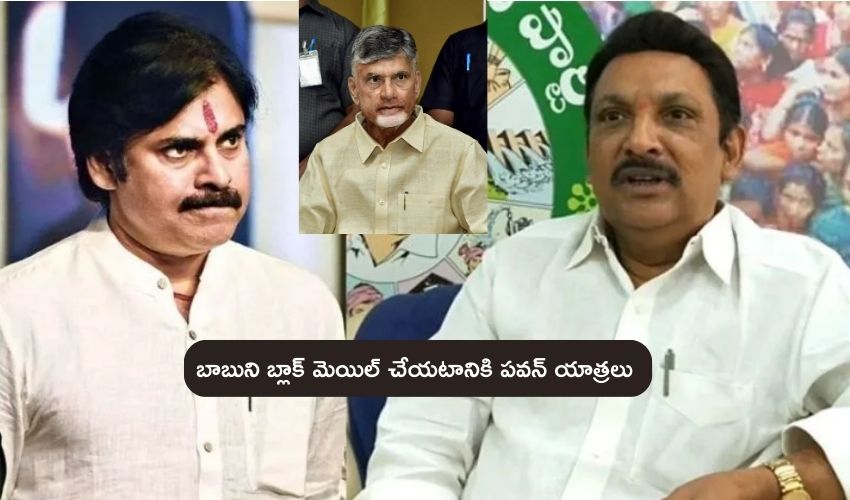 MLA Grandhi Srinivas : చంద్రబాబుని బ్లాక్ మెయిల్ చేయడానికే పవన్ వారాహి యాత్ర : గ్రంధి శ్రీనివాస్