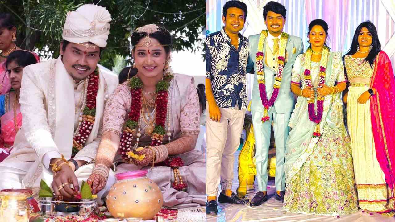 Kevvu Kartheek : పెళ్లి చేసుకున్న జబర్దస్త్ కమెడియన్ కెవ్వు కార్తీక్.. సినీ, టీవీ సెలబ్రిటీల హాజరు..