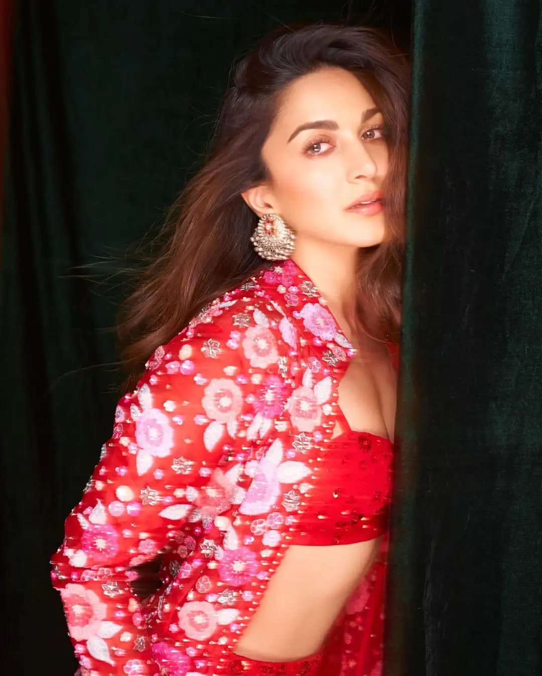 Kiara Advani Shines in Red Dress Photo shoot