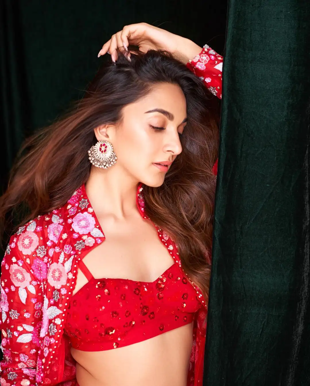 Kiara Advani Shines in Red Dress Photo shoot