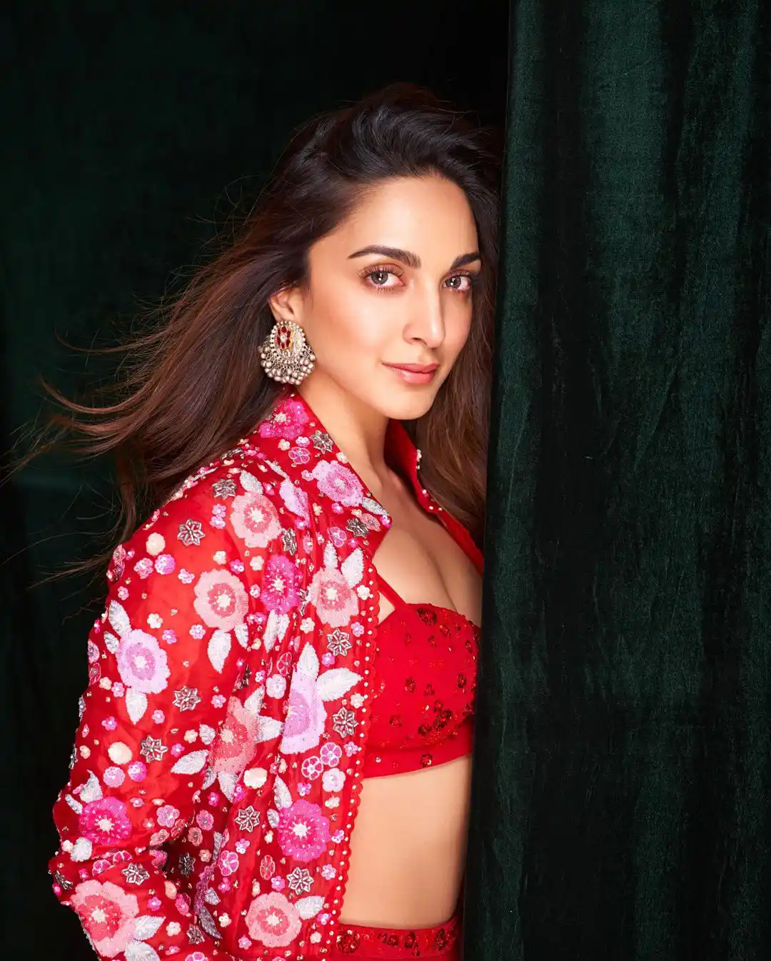 Kiara Advani Shines in Red Dress Photo shoot