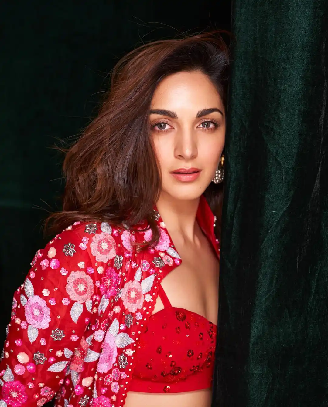 Kiara Advani Shines in Red Dress Photo shoot