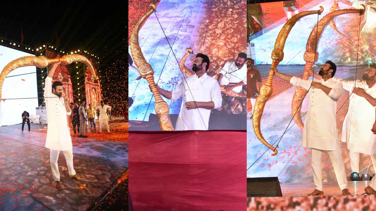 Prabhas : శివ ధనుస్సుని ఎత్తిన ప్రభాస్.. గ్రౌండ్ అంతా దద్దరిల్లిపోయిందిగా..