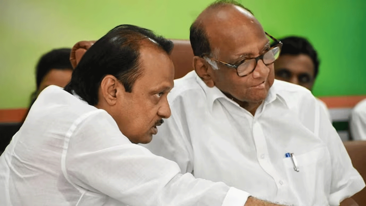 Ajit Pawar visits uncle Sharad : శరద్ పవార్‌కు అజిత్ పవార్ పరామర్శ