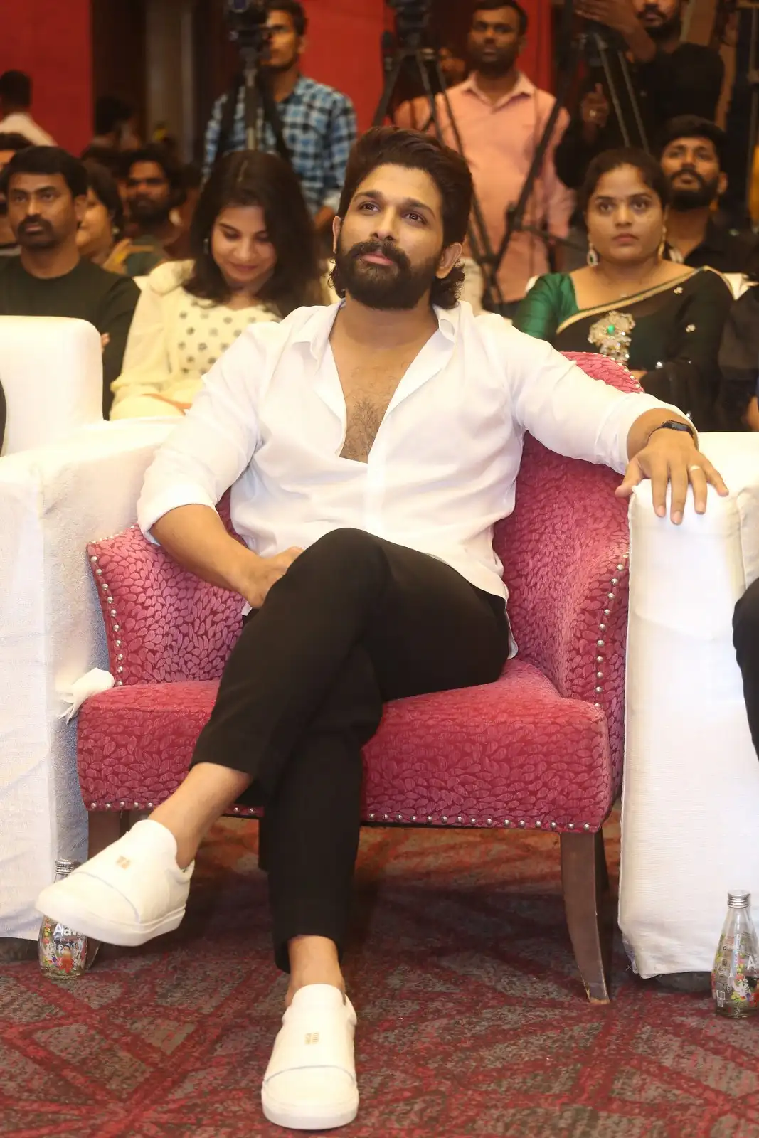 Allu Arjun Photos at Baby movie success celebrations