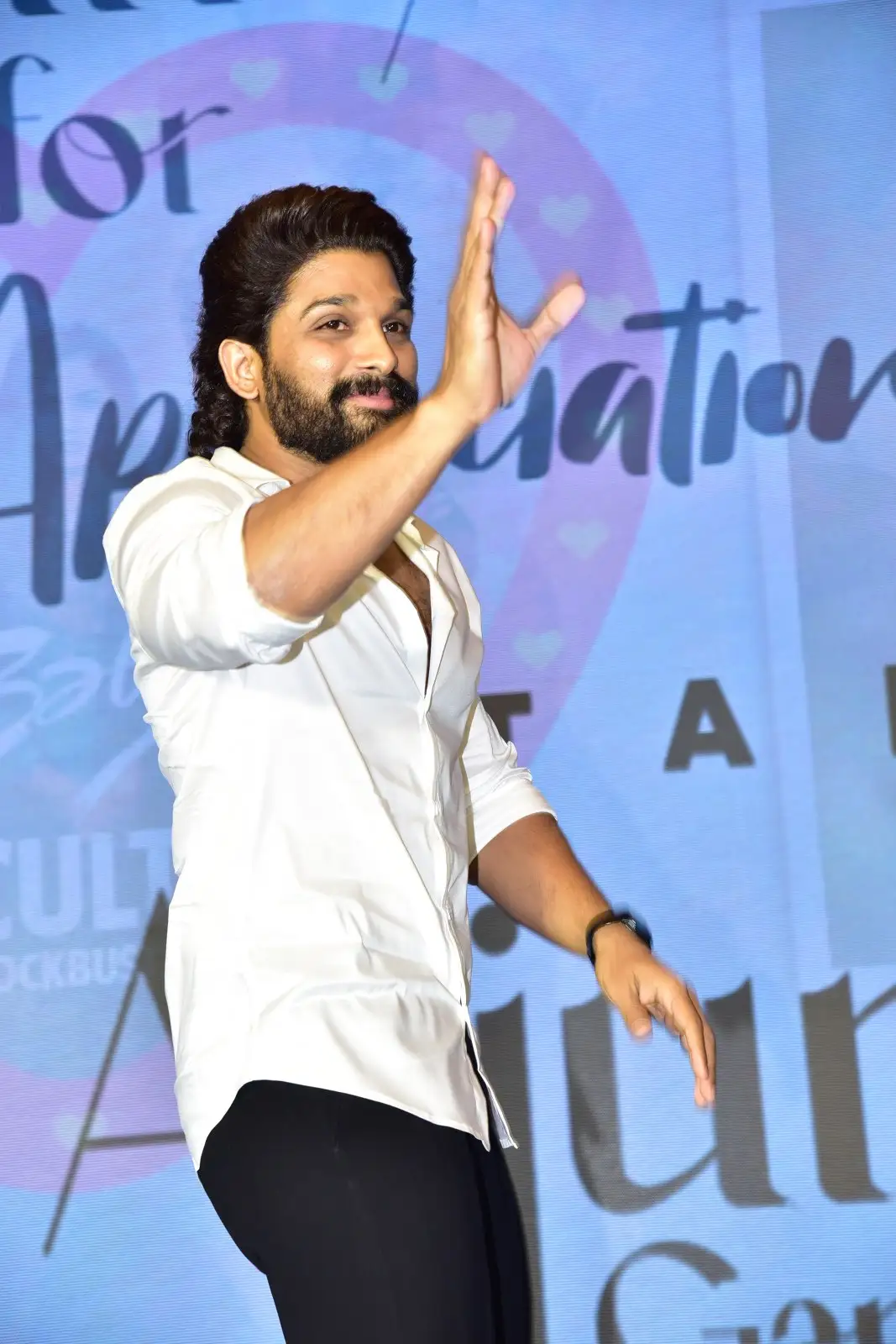 Allu Arjun Photos at Baby movie success celebrations